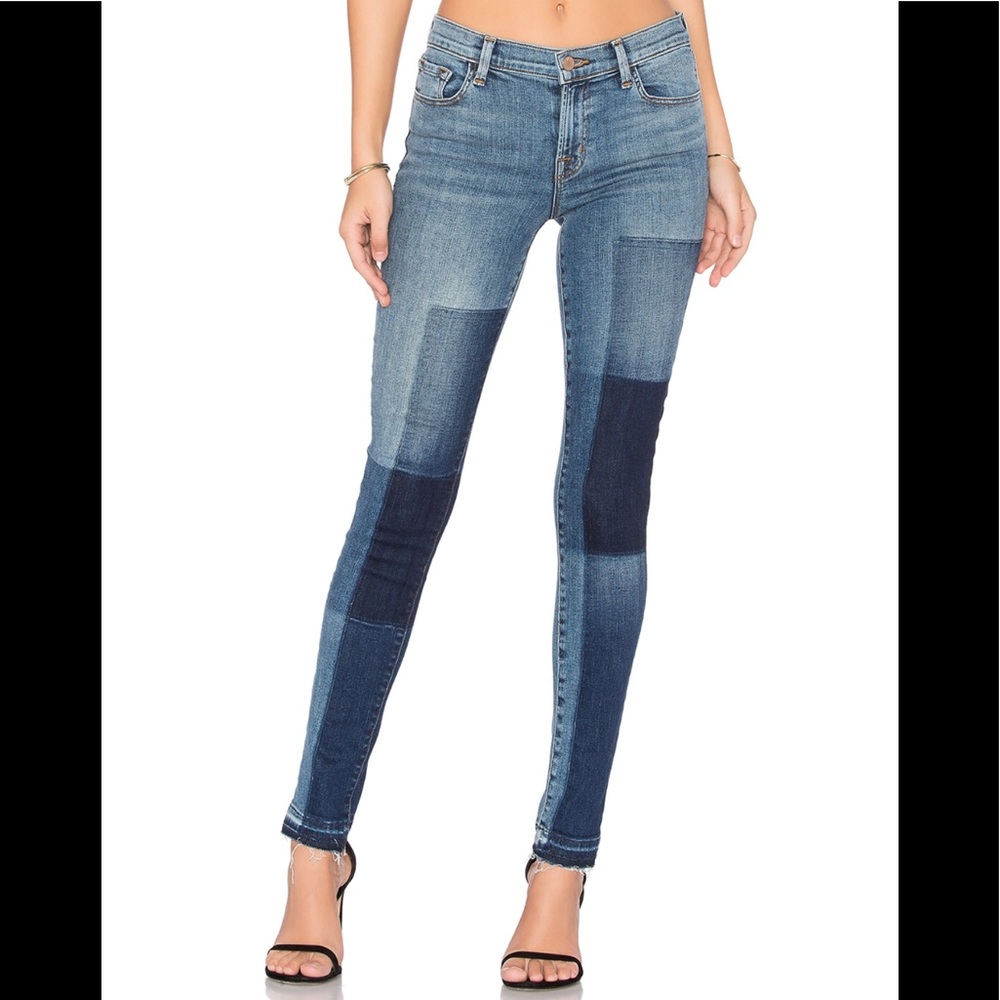 J Brand mid rise skinny reunion